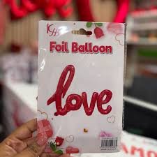Foil Balloon Love Pqt/12pcs